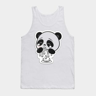 Copy of Cute Sad Little Crying Panda Tank Top